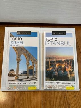 DK Eyewitness Top 10 Istanbul, Israel and Petra Travel Books